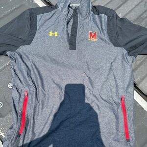 Vintage University of Maryland under armor quarter zip